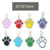Etiqueta de Patinha de Cachorro Pet em Aço Inoxidável, Placa de Identificação de Cachorro em Liga de Zinco, Pingente de Metal, Personalização com Logo do Fabricante, Anti-Perda