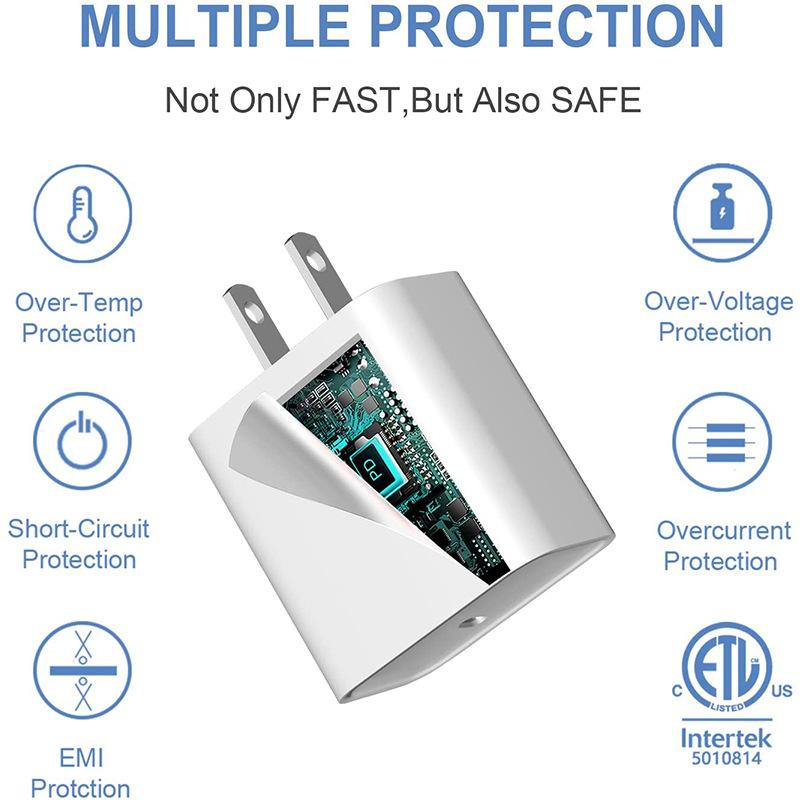 20W iphone14 fast charger wall