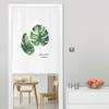 Cortina de puerta de tela fresca de estilo nórdico, de una sola pieza, con borlas, para colgar en el hogar, para probador, dormitorio, media cortina