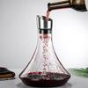 Decantador de Vidrio Transparente de Borosilicato Alto Producto Nuevo Decantador de Vino Tinto Estilo Montaña de Nieve 1000 ml Decantador de Vino Tinto