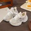 Zapatos de Papá de Nuevo Estilo para Niños de Primavera, Zapatos Deportivos Transpirables de Malla, Tenis Versátiles de Moda Casual para Niñas, Zapatos para Correr, Modernos