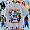 Nueva camiseta de manga corta para niños del juego de Roblox Animal Hospital, top moderno