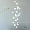 Flores de orquídea artificiales colgantes para decoración del hogar, arreglos florales para bodas y decoración de salones de ceremonia, flores colgantes para decoración del hogar