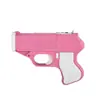 Famoso de internet encendedor de pistola inflable de llama azul de paso directo, estilo personalidad a prueba de viento, estuche para cigarrillos, regalo creativo con forma de pistola de famoso de internet para novio