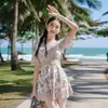 Traje de baño para pareja transfronterizo Estilo Étnico Retro Falda de una pieza Ligeramente gordo mm Traje de Baño para Mujer de Vacaciones Traje de Pantalones de Playa para Hombre