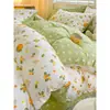 Tecido espessado lençol de cama capa de edredom conjunto de quatro peças tecido de cama sarja tecido de largura larga liquidação outros outros