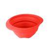 Ventas Directas de Fábrica Cesta Escurridora Grande Plegable de Silicona Utensilios de Cocina para Lavar Arroz, Frutas y Verduras, Personalizable