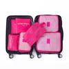 Conjunto de Seis Peças Versão Grande Transfronteiriça Conjunto de Suprimentos de Viagem de 7 Peças Bolsa para Cosméticos Estilo Coreano Bolsa para Cosméticos de Viagem de Negócios