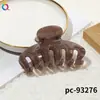 Qiyue Nuevo Pinza para el Cabello de Calabaza de Color Sólido Pinza de Tiburón Grande PC Exquisito Accesorio para el Cabello de Alta Gama para Mujeres Yiwu Al por Mayor