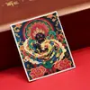 Dzambala Negro pintado tibetano pintura Thangka pintada a mano lienzo central impresión microchorro Thangka cultural y creativo Zakiralam al por mayor
