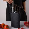 Venta al por mayor de fábrica de soporte de cuchillos de plástico con inserción aleatoria, soporte de cuchillos para almacenamiento doméstico, suministros de cocina, soporte de cuchillos creativo