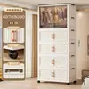 Armario para bebé engrosado, armario de almacenamiento de ropa para niños, armario plegable para ropa de niños, armario plegable de almacenamiento de ropa para dormitorio y uso doméstico