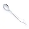 Cucharas Creativas de Acero Inoxidable Personalizadas en Varios Estilos para Uso en la Cocina del Hogar, Cucharas para Condimentos, Cucharas para Revolver Café y Cucharas para Miel, con Logo Láser Disponible