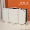 Maleta Vieja de Cuero Estilo Británico Maleta de Mano Estilo Europeo Maleta de Viaje Caja de Almacenamiento Maleta de Equipaje Maleta de Mano Accesorio Decorativo
