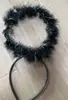 Diadema de Plumas de Ángel Maquillaje de Halloween Bastón Bastón de Ángel Diadema Cabeza de Cuerno Accesorios para Disfraces de Carnaval