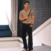 Camisa polo de manga corta para hombre con cuello henley gris, mangas cortas con puño de verano, camiseta deportiva para fitness, estilo americano, acentúa la definición muscular, manga corta