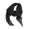Bufanda Larga de Seda con Lunares y Corbata para Cuello, Estilo Coreano Nuevo 2025 de Alta Gama para Mujer, Cinta de Bufanda a Juego para el Cuello, Fajín
