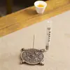Soporte para Incienso de Aleación de Ocho Direcciones de la Riqueza, Quemador de Incienso Estilo Chino, Arte del Incienso Quemador de Incienso Horizontal Estilo Antiguo, Adorno de Soporte para Incienso