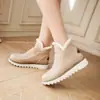Novos Modelos 2026, Tamanhos 33-43, Botas Curtas Quentes para Neve para Mulheres, Novas Botas de Solado Grosso para Venda Transfronteiriça