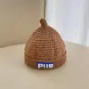 Gorro Chupeta Gorro Infantil de Lã Tricotado para Meninos e Meninas no Outono e Inverno Quente e Espesso Gorro Pulôver Bebê Tendência