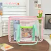 Nova Bolsa de Ombro Dopamina Bolsa de Mão Bolsa de Gelatina PVC Grande Capacidade Bolsa de Armazenamento para Exterior Praia Natação