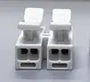 Terminal de fiação tipo botão de 2 bits Terminal de fiação LED dois em dois três em três fiação por pressão com certificação