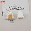 Nova Série de Coelhos Fofos de Verão Desenho Animado Feito à Mão DIY Cola de Creme Acessórios de Resina Enfeites de Cabelo Tamancos