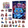 Calendário de Contagem Regressiva de Natal para Grupo de Meninas Caçadoras de Kpop Transfronteiriço Caixa Surpresa Pingente Plano de Acrílico Decoração de Árvore de Natal