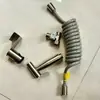 Válvula de Ángulo de Acero Inoxidable 304 de Doble Control Transfronterizo, Una Entrada Dos Salidas, Doble Uso, Conexión, Válvula Desviadora de Agua para Inodoro de Doble Uso, Compañero