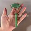 Masajeador de Jade Palo de Masaje Cristal Rosa Jade Rodillo de Doble Cabezal Lifting y Adelgazamiento Facial Especial para Salón de Belleza Tabla Raspadora