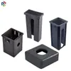 Accesorios para Equipo de Fitness Reductor Hueco de 45 a 40 Tubo Cuadrado de Plástico Funda Deslizante Funda de Aislamiento Funda Hueca Interior para Tubo Cuadrado Casquillo