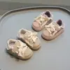 Nuevas zapatillas de moda de otoño para bebés, zapatillas deportivas estilo coreano para niños pequeños, zapatos para niños con cordones, zapatos para caminar para niños pequeños