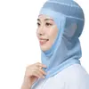 Gorra de Malla Transpirable para Alimentos, Gorra de Trabajo para Alimentos, Gorro con Capucha para Taller de Producción de Alimentos, Cubre Cabello Completamente de Malla Transpirable, A Prueba de Polvo