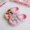 Verão Desenho Animado Nezha Aobingeva Sapatos de Buraco Novo Pai-Filho Meninos e Meninas eva Solado Macio Sandálias Antiderrapantes
