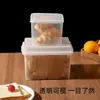 Caja de Almacenamiento de Pan Fant Caja para Tostadas Caja para Congelador Refrigerador Caja Conservadora Grado Alimenticio Sellada Caja de Almacenamiento para Hornear