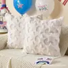 Funda de Almohada de Peluche Tridimensional con Estrella de Cinco Puntas para el Día de la Independencia, Venta Caliente Transfronteriza, Decoración de Sofá, Cojín para Cabecera, Cojín Decorativo Estilo Americano