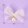 En existencia, lazo de perla de diamante con destello fresco, accesorios de bricolaje, accesorios de tela, accesorios para el cabello, nudo de princesa.