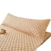 Funda de almohada larga acolchada anti-saliva anti-aceite para el cabello doble funda de almohada pareja tira larga funda de almohada integrada resistente a la suciedad especial para núcleo de almohada