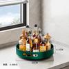 Estante Giratorio para Almacenamiento de Condimentos Estante de Especias para Cocina y Hogar Giratorio Multifuncional para Aceite, Sal, Salsa y Vinagre Montado en Pared
