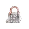 Bolsa Feminina de Comércio Exterior com Toque de Luxo, Estilo Princesa Diana, Novo Modelo Outono e Inverno 2026, Bolsa Simples Acolchoada da Moda para Ombro e Transversal