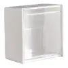 Caja de Almacenamiento de Algodón para Maquillaje, Montada en la Pared del Baño, Esponja para Polvos de Baño, Discos de Algodón, Bastoncillos de Algodón, Algodón Desmaquillante, Accesorios para el Cabello de Pared para Dormitorio