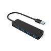 Hub divisor USB 3.0 de 4 portas para notebook, estação de acoplamento de expansão multi-interface, hub USB 3.0