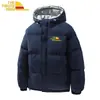 Chaqueta de Algodón con Capucha Casual de Moda para Parejas, Abrigo de Algodón Grueso Cálido Holgado Unisex