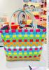 Nueva cesta de regalo para celebridad en línea, bolsa de regalo de mano portátil de plástico para negocios, bolsa de compras para damas, cesta de almacenamiento al por mayor