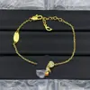 Pulsera Nueva de Diseñador Estilo Europeo y Americano Transfronteriza con Logo y Múltiples Patrones de Letras para Mujer, Lujo de Gama Alta, Fotos Reales, Mayoreo