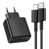 Cargador Súper Rápido Pd45W Adecuado para Teléfono Móvil Samsung S21S22 y Computadora Us y Cabezal de Carga Rápida Europeo