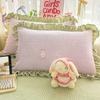 Fundas de Almohada Acolchadas de Encaje de Terciopelo de Leche Clase A, un Par de 48X74 Otoño e Invierno para el Hogar para Adultos, Individual