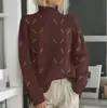 Estación Independiente Sudadera Nueva de Cuello Redondo Suéter de Imitación 270g Otoño e Invierno Navidad Manga Larga Bufanda de Solapa Suéter