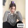 Suéter de punto con cuello polo gris estilo universitario para mujer, nuevo estilo otoño e invierno, corte holgado, adelgazante, versátil, elegante, de manga larga