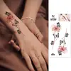 Adesivos de Tatuagem Borboleta Nova Clavícula à Prova d'Água Borboleta Moda Masculina e Feminina Pulso e Tornozelo Tatuagem Lavável